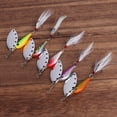 thumbnail image 3 of Aparejo De Cebo De Pesca, 96 G 8,5 Cm Atractivo Señuelo De Pesca Artificial, Para Amantes De La Pesca Niños Adultos Atraer Peces Diversión Al Aire Libre Mar / Agua Dulce YLSHRF Caja de 5 uds embalada, 3 of 8