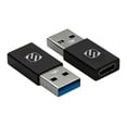 thumbnail image 1 of 2 adaptateurs USB type C à USB type A Strikeline Scosche ACA-2PKSP - noir, 1 of 7