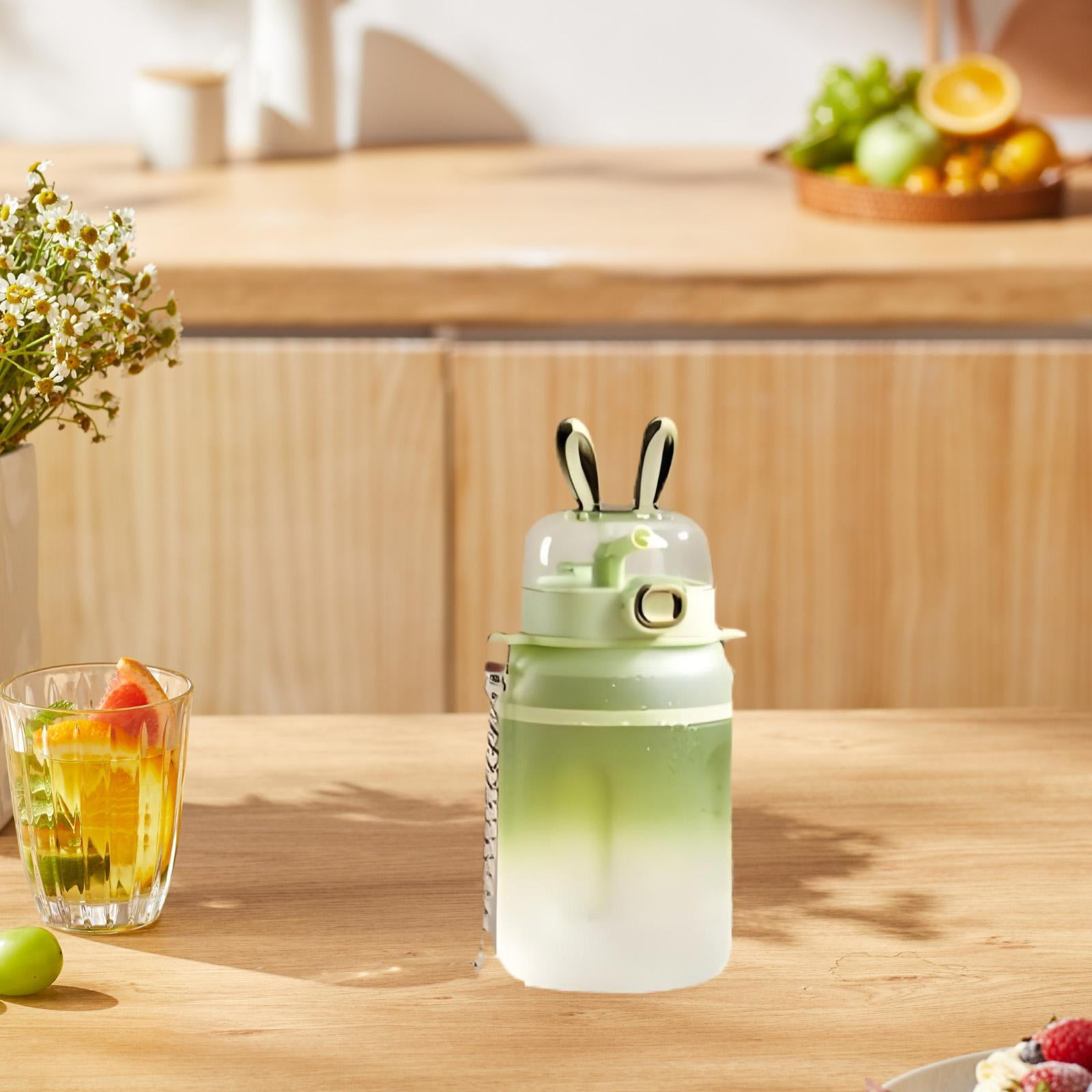 TISHITA 1L Electric Juicer Cup Housewarming Gifts Multipurpose Sturdy s Juicer Fruit Juicer for Kitchen Office Household Green