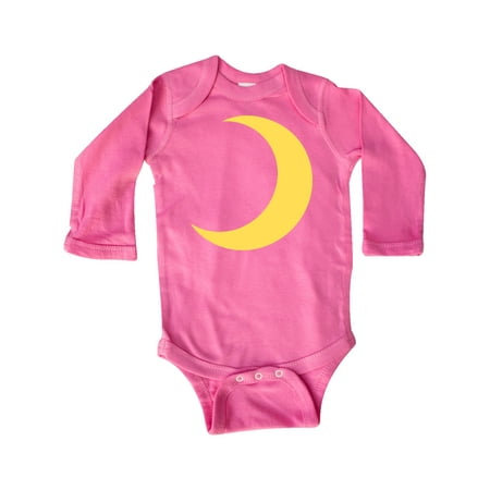 

Inktastic Cute Yellow Moon Gift Baby Boy or Baby Girl Long Sleeve Bodysuit