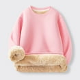 thumbnail image 2 of Hjtefg Kids' Pullover - Long Sleeve Crewneck Sweatshirt, Warm Sporty Top for Boys & Girls,Color: Pink Size: 6-7 Years, 2 of 7