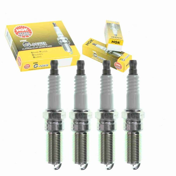 4 pc NGK G-Power Spark Plugs compatible with Mazda CX-7 2.5L L4 2010-2012