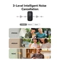thumbnail image 3 of Hollyland Lark A1 Wireless Microphone for iPhone 17/16/15 & Android, 48kHz/24-bit, 3-Level Intelligent Noise Cancel, Mini Mic for YouTube, Podcast, Vlogging (Black, 2TX + USB-C RX + Charging Case), 3 of 9