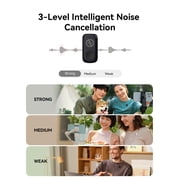 LARK A1 Combo Wireless Microphone System with USB-C RX, Lightning RX, Charging Case (Space Gray)