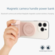 thumbnail image 4 of Asistente de cámara Bluetooth Explosiones Mango de cámara Soporte magnético para fotos Manos libres Antivibración Magsafe Carga inalámbrica, 4 of 5