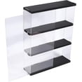thumbnail image 1 of Shelf Clear Acrylic Display Case with Door WallMounted Display Shelf for Funko Pop Countertop Display Case for Collectible Action Figure Storage Organizer .x.x., 1 of 7