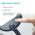 thumbnail image 4 of LED Bright Reader Natural Daylight Full Spectrum Desk Lamp Black NEW SLIMMER DESIGN, 4 of 6