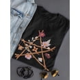 thumbnail image 3 of Green Witch Stick Star Shaped T-Shirt Women -Image by Shutterstock, Female 3X-Large, 3 of 4