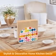 thumbnail image 6 of Yayeee Napkin Holder for Table Set of 2 Kitchen Paper Tissue Organization, Yellow Circles, 6 of 8