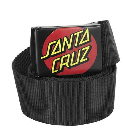 Santa Cruz Classic Dot Classic Dot Black Red Yellow Screenprint Web Belt, 100% Polypropylene By Santa Cruz ()