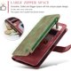 thumbnail image 3 of Funda para iPhone 14 5G, Funda billetera para iPhone 14 5G con Soporte para Tarjeta, Bolsillo Magnético con Cremallera, Correa de Cordón, Billetera de Cuero con Tapa para iPhone 14 5G de 6.1 Pulgadas, 3 of 7