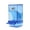Blue, variant on No Mess Bird Feeders, Automatic Parrot Feeder Cage Accessories, Transparenty Acrylic Parakeet Seed Container No-Spill Food Feeder Drinker for Small Birds Canary Cockatiel Finch