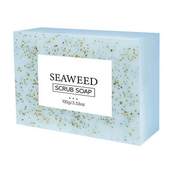 LEHOZIHEQ Seaweed Soap Brightens Reduces Pigmentation Enhances Elasticity And Locks In Moistures