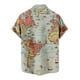 thumbnail image 5 of Camisas Para Hombre Camisa Hawaiana Casual Sin Posicionamiento Botones de Impresión Beach Turndown Blusa de Manga Corta Odeerbi ODB157298, 5 of 6