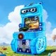 thumbnail image 5 of Máquina Recreativa Infantil, Cabina que Funciona con Monedas, Simulador de Conducción, 126 × 64,6 × 56,6 cm (Azul), 5 of 5