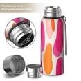 thumbnail image 2 of 20 Oz Red and Orange Modern Art Geometric Coffee Tumbler Double Wall Insulated Stainless Steel Water Bottle | Metal Reusable Thermoses Flask with Cup Cap | Leak & Sweat Proof with Anti-Dust Lid, 2 of 7