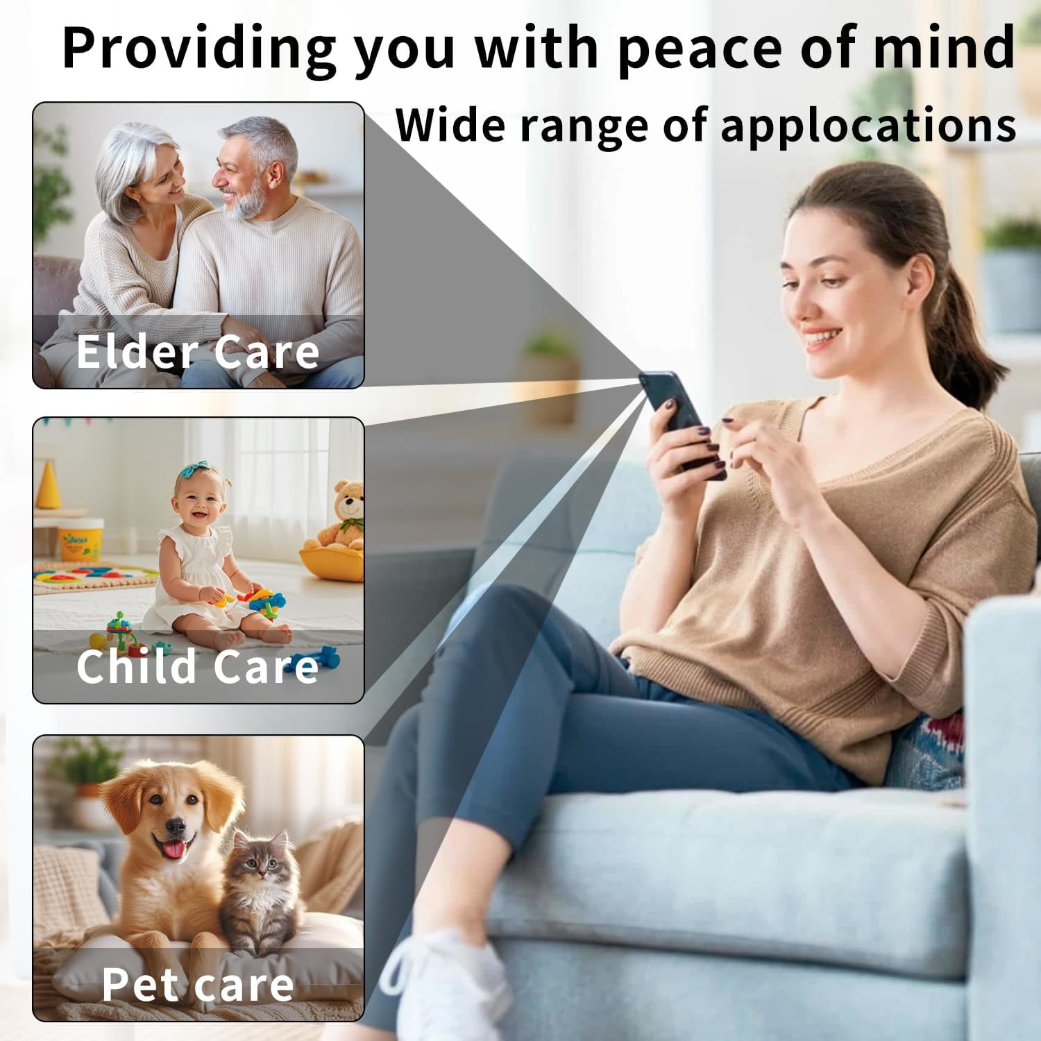 Mini Security Cameras, Mini Hidden Camera with Strong Adsorption, Motion Detection, Night Vision, Cloud & SD Storage, App Control for Home Baby Pet Office