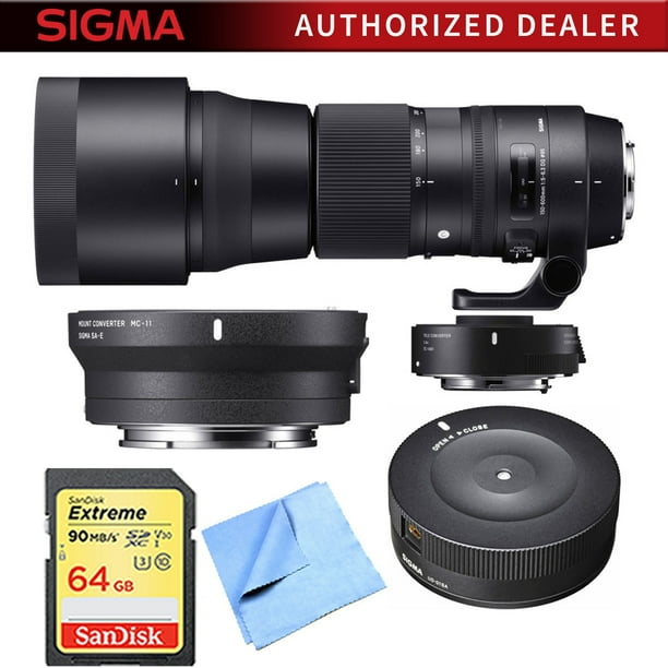 Sigma 150 600mm F5 6 3 Contemporary Lens And Tc 1401 1 4x Teleconverter Kit For Canon Includes Bonus Sigma Mount Converter For Canon Lenses And More Walmart Com Walmart Com