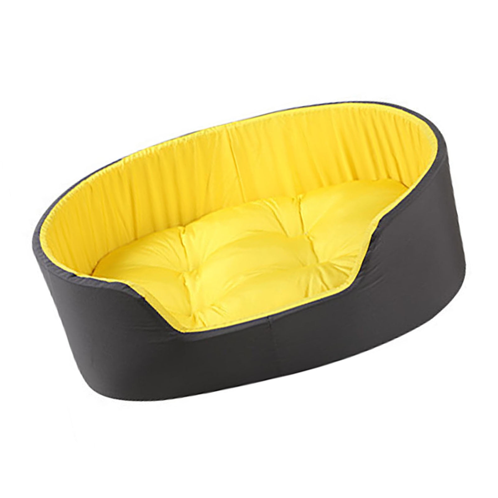 Pet Bed Prevent Slip Large Space Dog Bed 3D Soft with Double Sided Pad for Dogs Black Yellow Fruit Green Walmart