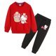 thumbnail image 2 of Hello Kitty primavera y otoño suéter lindo de algodón para niños pantalones deportivos casuales de dos piezas de manga larga para niña para chico, 2 of 5