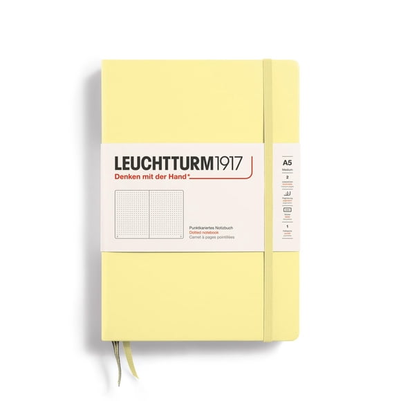 Cuaderno LEUCHTTURM1917, tapa dura, tamaño mediano, A5, 251 páginas