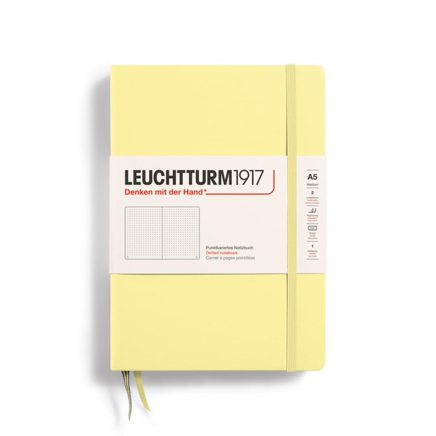 Cuaderno LEUCHTTURM1917, tapa dura, tamaño mediano, A5, 251 páginas