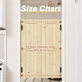 thumbnail image 5 of 30" x 42" Solid Wood Café / Saloon Door Dual Partition Door Porch Entrance Door, 5 of 8