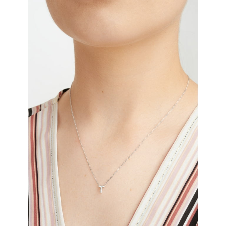 Forever Facets Women's Initial Letter 