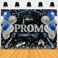 thumbnail image 3 of Prom Send Off 2026 Graduation Backdrop Red and Black Class of 2026 Prom Background Party Decorations Congrats Grad Banner Photo Booth Props, 3 of 4