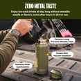 thumbnail image 4 of RTIC Outback 32 oz Insulated Ceramic Lined Water Bottle, Black, 4 of 8