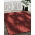 thumbnail image 3 of Ahgly Company Tapis Rectangulaire Lavable en Machine Intérieur Transitionnel Rouge Bordeaux, 2 Pieds x 3 Pieds, 3 of 7