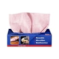 thumbnail image 2 of Microfiber Cleaning Cloths Ultra Absorbent Reusable Washable Towels - Multi-Purpose Cleaning Rags for Kitchen Bathroom Car Detailing, Pink, JKODE, 2 of 9
