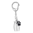 thumbnail image 2 of Porte-clés Urne Cylindre en Métal Mémorable Crémation Urne Commémorative Sympathie Imperméable, 2 of 9