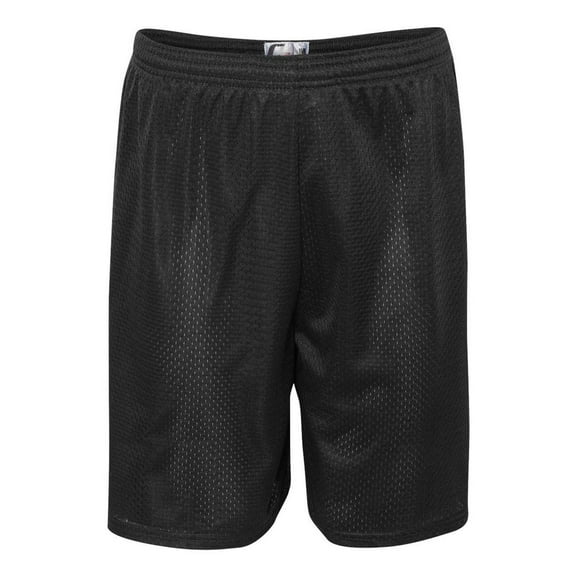 Adult 100% Polyester Mesh Tricot Nine Inch Inseam Short