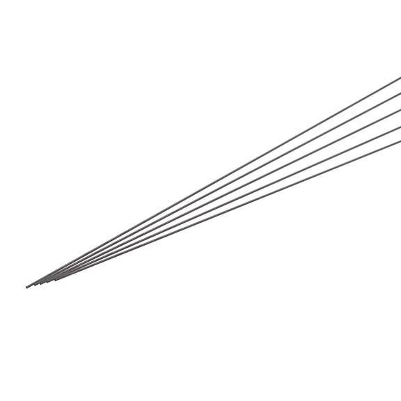 Carbon Fiber Rod Pole, 0.5mm x 200mm for RC Car Plane DIY Tool Wing Tube Quadcopter Arm, Pack of 5