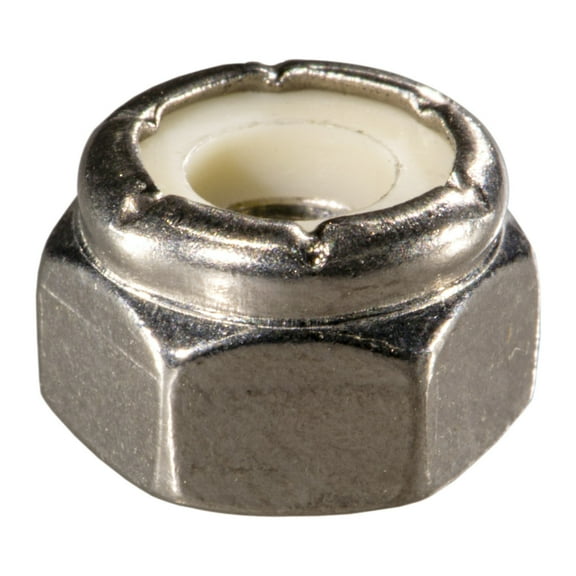1/4"-20 316 Stainless Steel Coarse Thread Lock Nuts (20 pcs.)