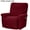 Wine Red, variant on Yesbay Recliner Cover Stretch Soft Polyester Non Slip Side Pocket Jacquard Cover