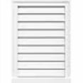 thumbnail image 3 of Ekena Millwork GVPVE24X4203SF Vertical Surface Mount PVC Gable Vent, Factory Primed White, 3 of 4