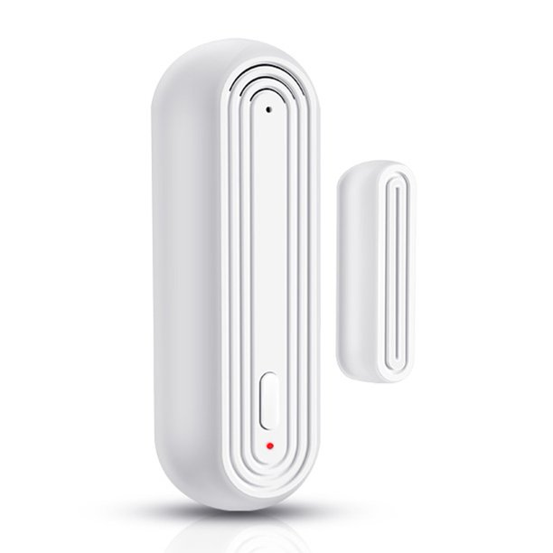 para Tuya WiFi para Smart Sensor de puerta Sensor de alarma Interruptor de alarma de puerta Soporte para Alexa