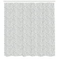 thumbnail image 3 of Ambesonne Polar Bear Shower Curtain, Arctic Animal Crowd, 69"Wx84"L, Black and White, 3 of 3