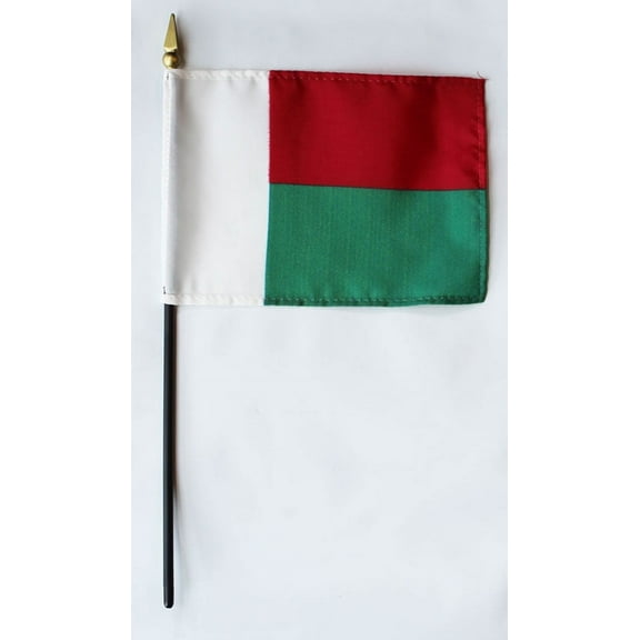 Madagascar - 4"X6" Stick Flag