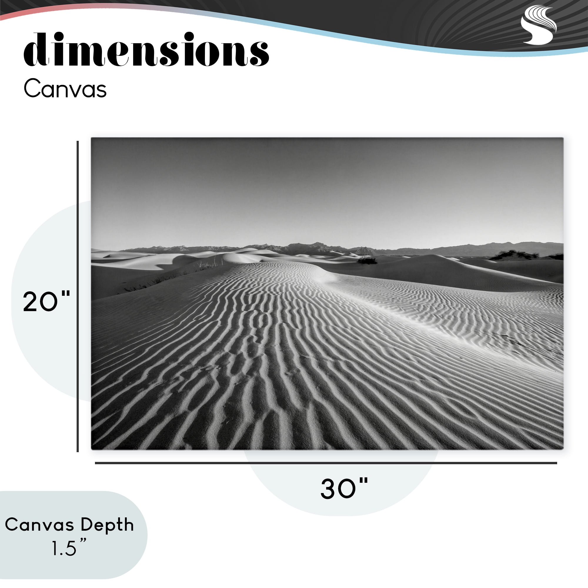 Stupell Industries Sand Waves In The Distance Canvas Wall Art, design by Jon Evan
