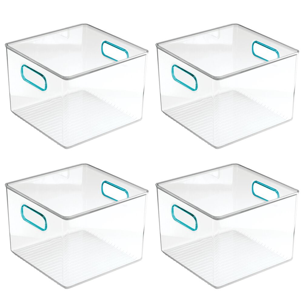 clear storage bins for pantry