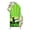 Green, Black, White, variant on Jumping Player Arch Backdrop Cover 4FT, Football Green Field Energetic Green Spandex Fitted Stretchy Arch Stand Covers, Round Top Chiara Backdrop Cover for Wedding Party Birthday Baby Shower
