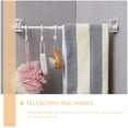 4 Pcs Bracket Hook Rotatable Curtain Rod Holders Tension Rod Holder 4 Pcs Bracket Hook Rotatable Curtain Rod Holders Tension Rod Holder