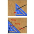 thumbnail image 4 of Escuadra De Carpintero De 7 Pulgadas, Alta Precisión Para Evitar Deslumbramientos Escuadra De Carpintero 90 45 Grados Alta Dureza Resistente A La Oxidación Con Escala, 4 of 7