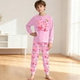 thumbnail image 2 of Tiweut Outfits for Kid Unisex 67 Doodle Print Pajama 2Pcs Sleepwear Tops and Pant Suit Set, 2 of 4