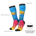 thumbnail image 4 of Naloa Submarine And Landscape Knee Socks, High Socks Long Stretchy Sock Women Knee High Stocking, Long Socks for Women, 4 of 6
