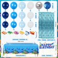 thumbnail image 3 of Decoraciones de fiesta WHYMEO con temática submarina y oceánica, 98 unidades, 3 of 7