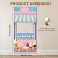thumbnail image 6 of Ice Cream Shoppe Background Photo Door Banner Ice Cream Theme Large Fabric Photo Door Backdrop Props Decor Funny Ice Cream Face in Hole Photo Backdrop Party Supplies, 6 of 7